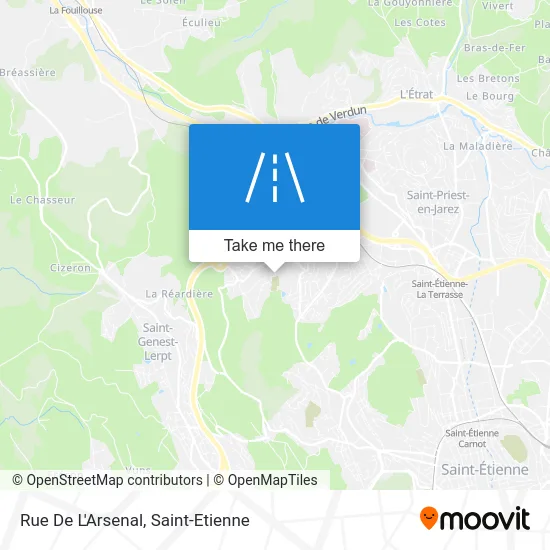 Rue De L'Arsenal map