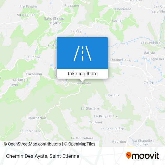 Chemin Des Ayats map