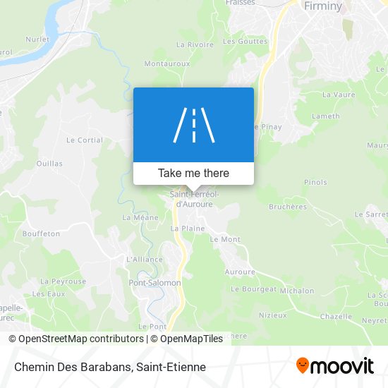 Chemin Des Barabans map