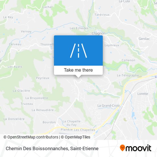 Mapa Chemin Des Boissonnanches