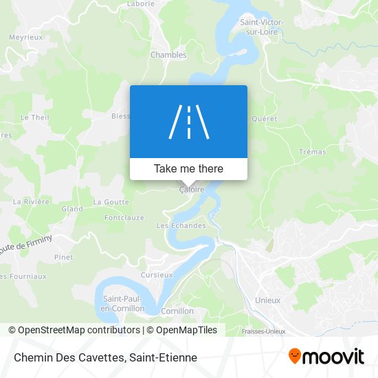 Chemin Des Cavettes map