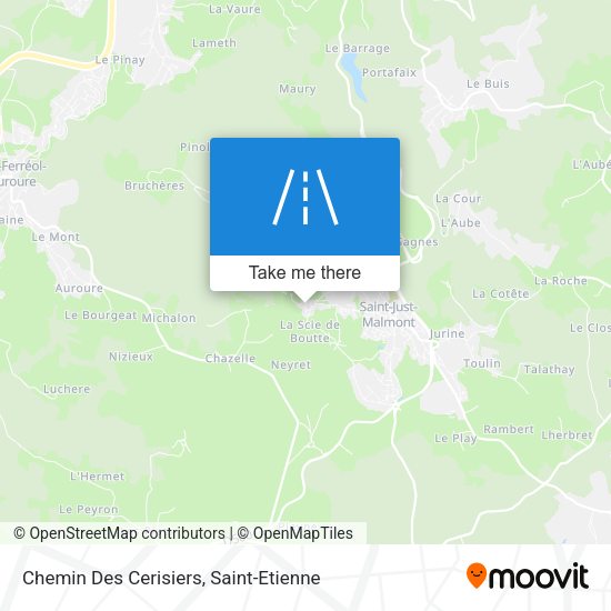 Chemin Des Cerisiers map