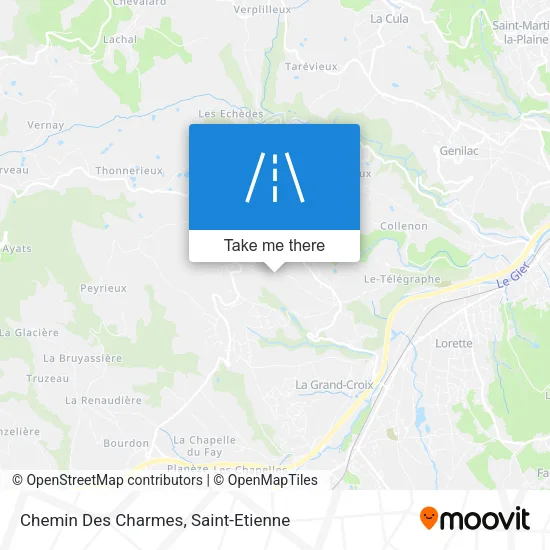 Chemin Des Charmes map