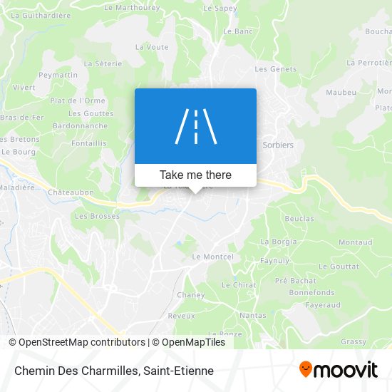 Mapa Chemin Des Charmilles