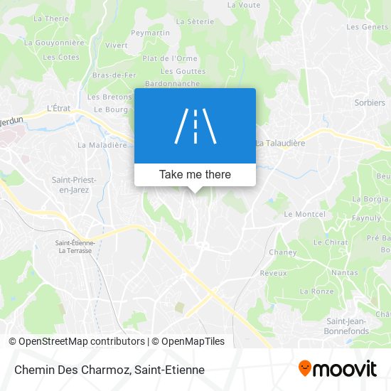 Chemin Des Charmoz map