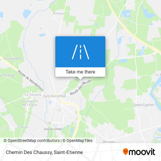 Chemin Des Chaussy map