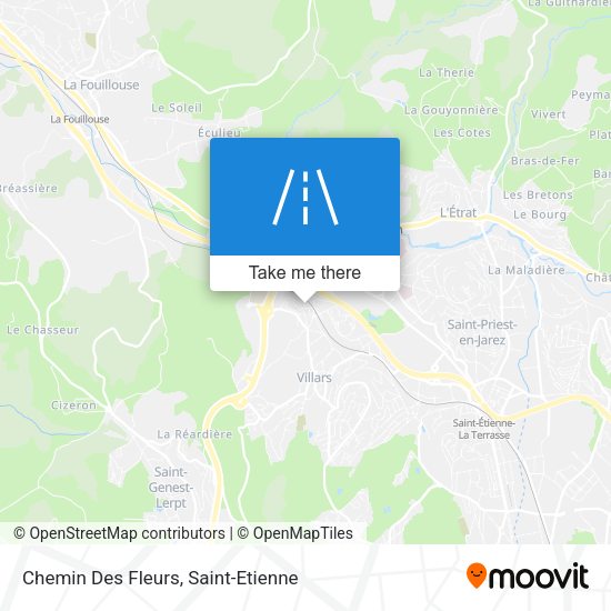 Chemin Des Fleurs map