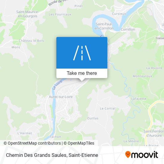 Chemin Des Grands Saules map