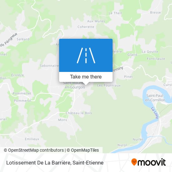 Lotissement De La Barrière map