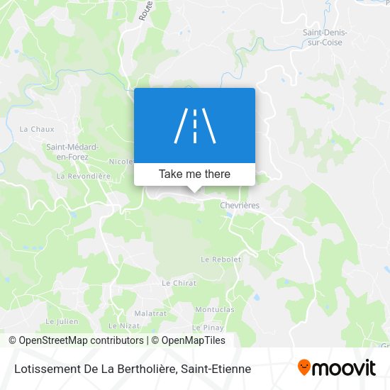 Lotissement De La Bertholière map