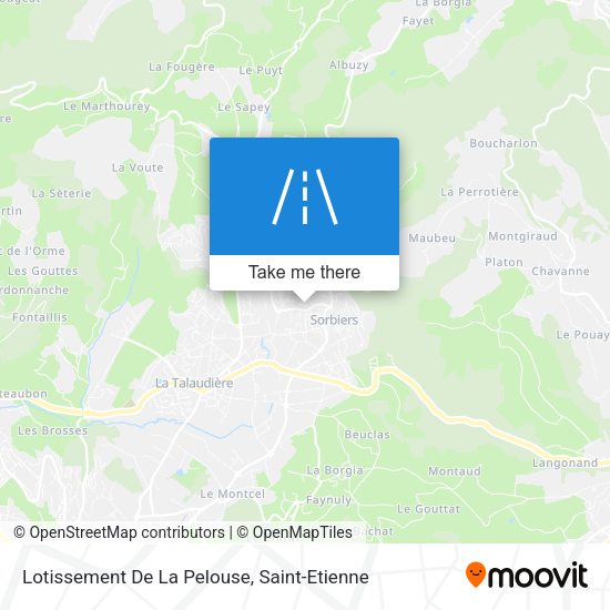 Lotissement De La Pelouse map
