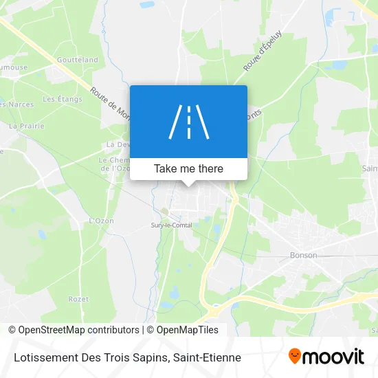 Lotissement Des Trois Sapins map