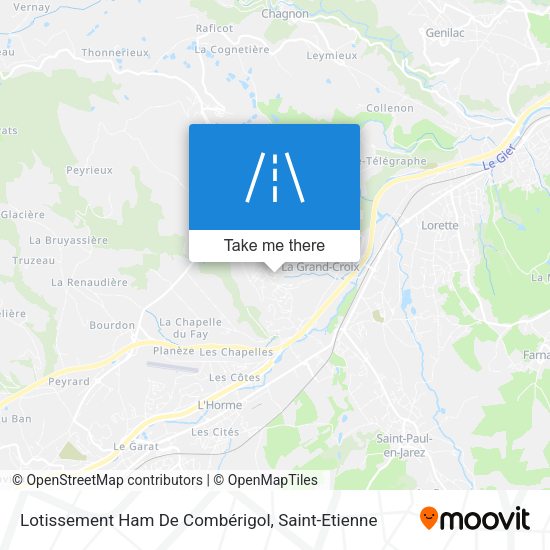 Lotissement Ham De Combérigol map