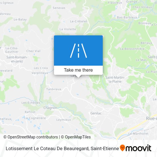 Lotissement Le Coteau De Beauregard map