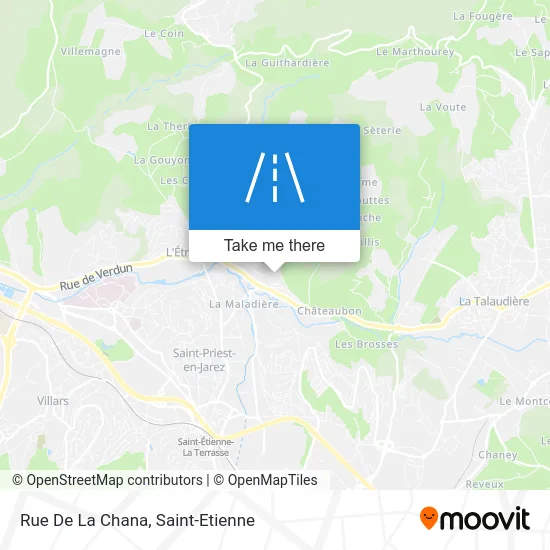 Rue De La Chana map