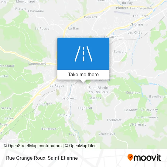 Rue Grange Roux map