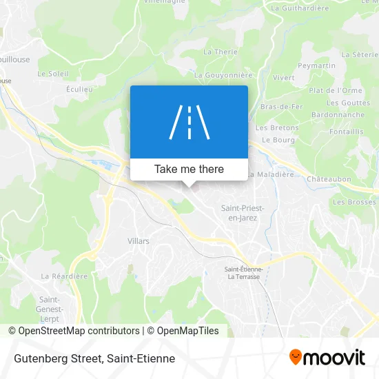 Rue Gutenberg map