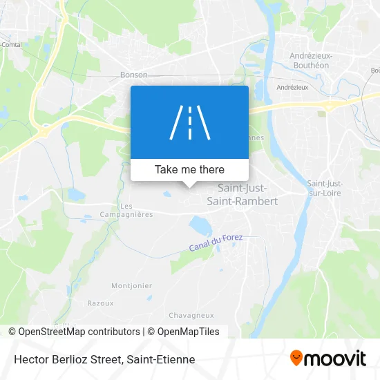 Rue Hector Berlioz map