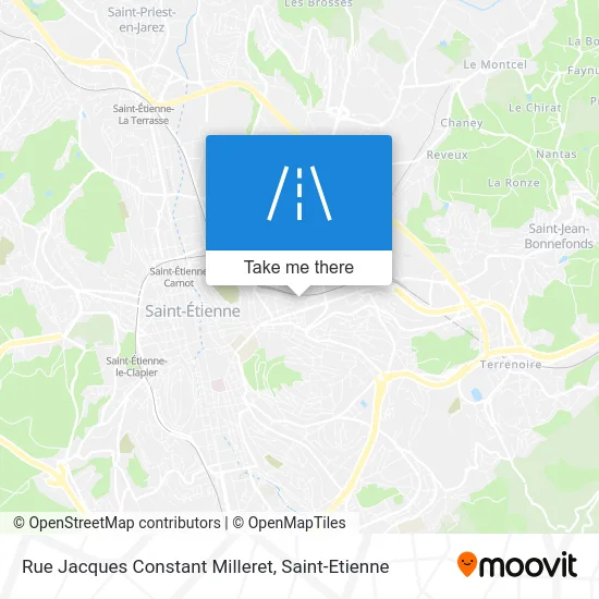 Rue Jacques Constant Milleret map