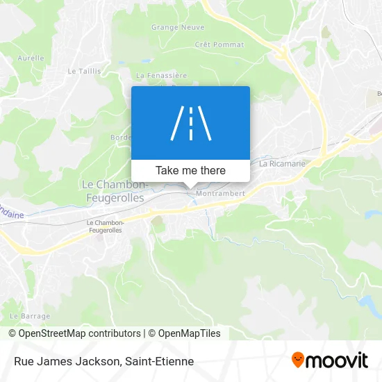 Rue James Jackson map