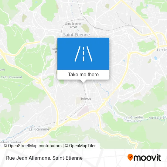 Rue Jean Allemane map