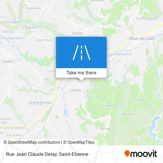 Rue Jean Claude Delay map
