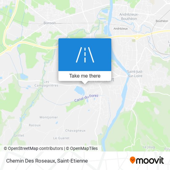 Chemin Des Roseaux map