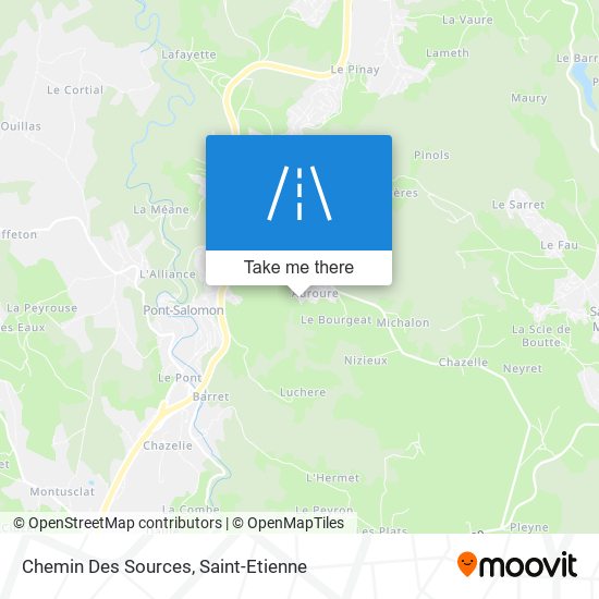 Chemin Des Sources map