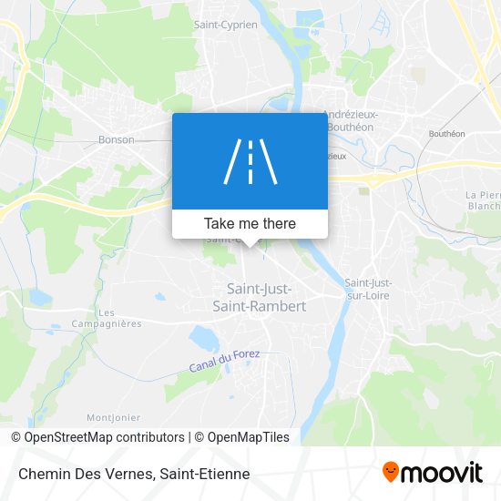 Chemin Des Vernes map