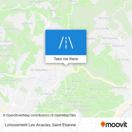 Lotissement Les Acacias map