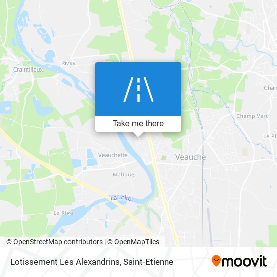 Lotissement Les Alexandrins map