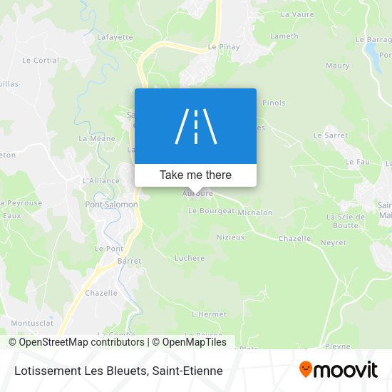 Lotissement Les Bleuets map
