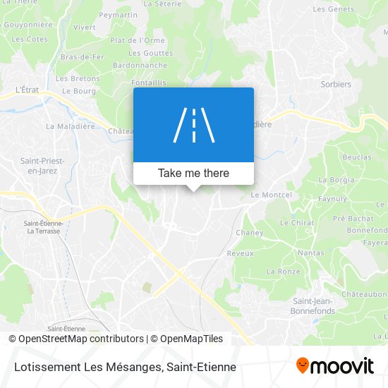 Lotissement Les Mésanges map