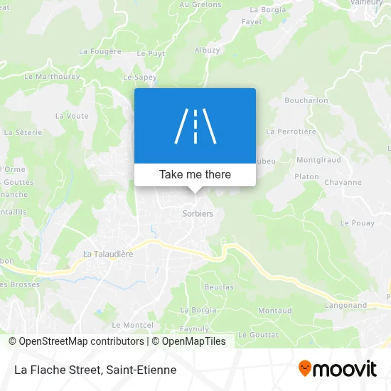 Rue De La Flache map