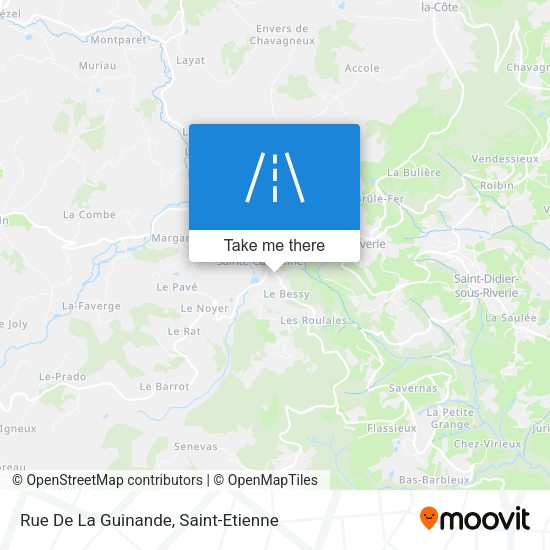 Rue De La Guinande map