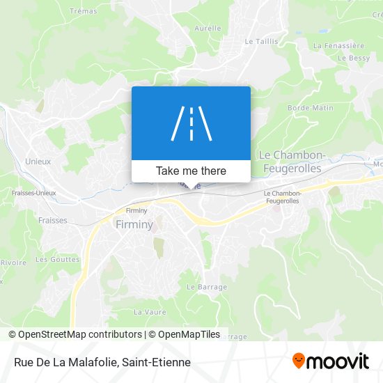 Mapa Rue De La Malafolie