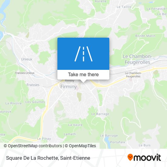 Mapa Square De La Rochette