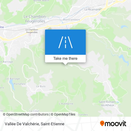 Mapa Vallée De Valchérie