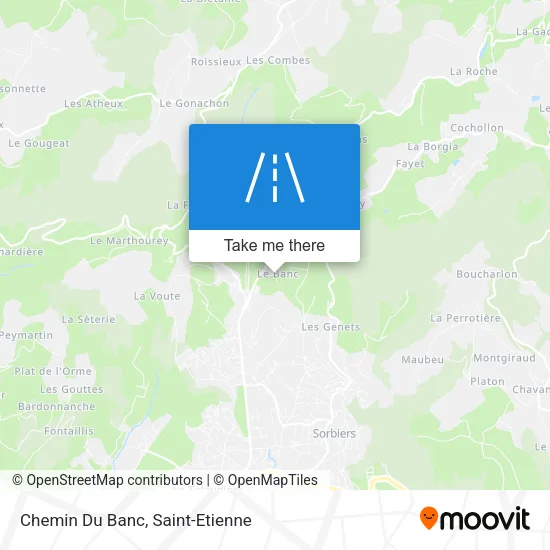 Chemin Du Banc map