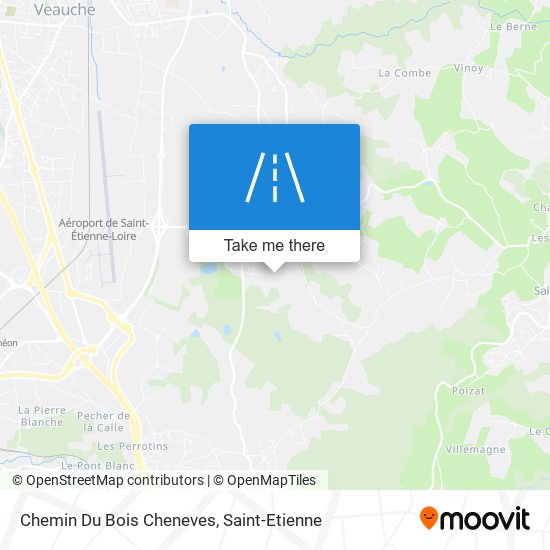 Chemin Du Bois Cheneves map