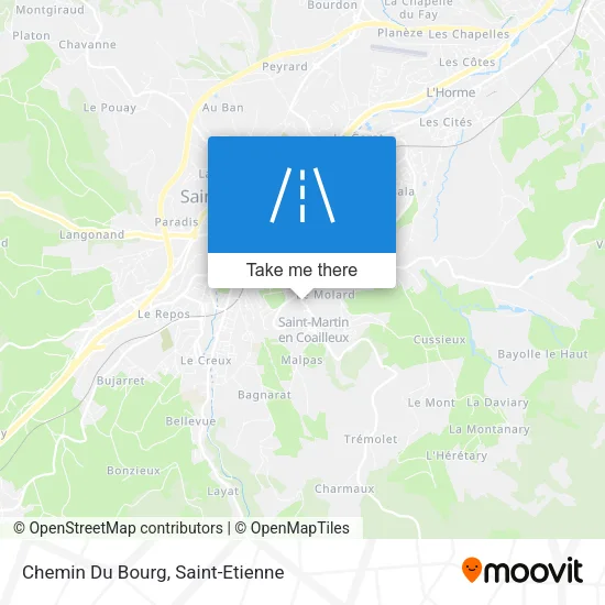 Chemin Du Bourg map
