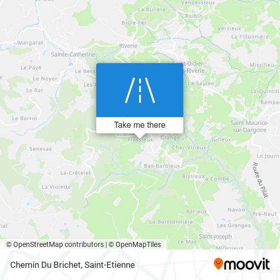 Mapa Chemin Du Brichet