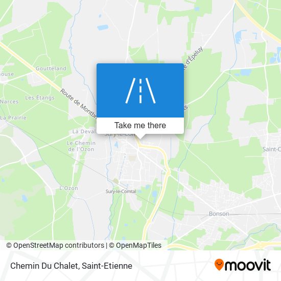 Mapa Chemin Du Chalet