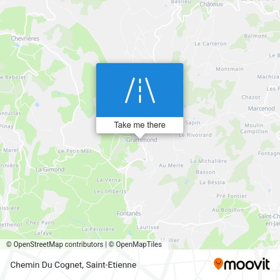 Chemin Du Cognet map