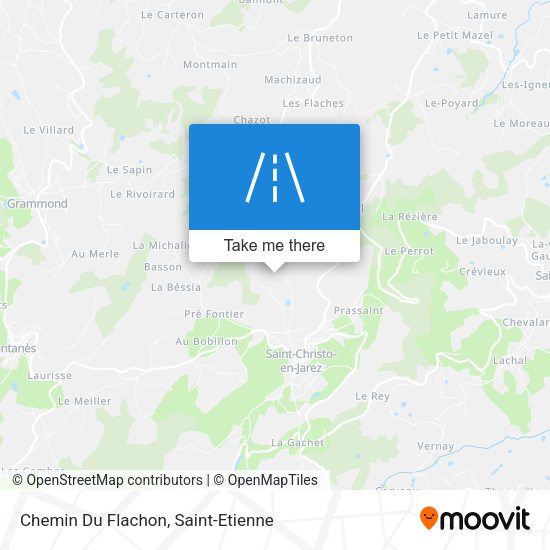 Chemin Du Flachon map