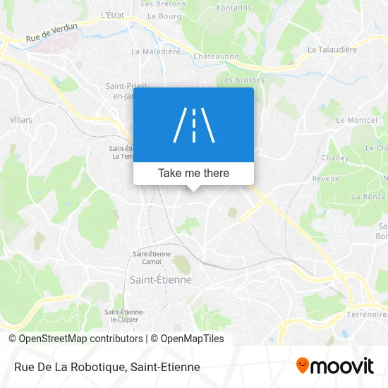 Rue De La Robotique map