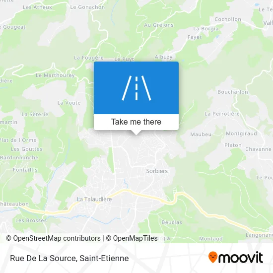 Rue De La Source map