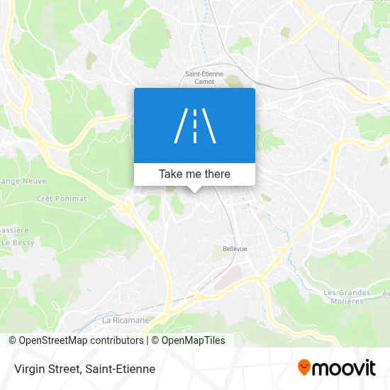 Rue De La Vierge map