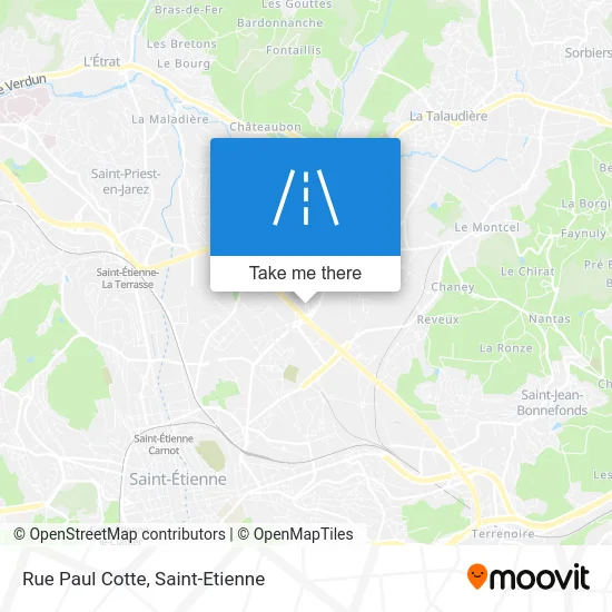 Rue Paul Cotte map