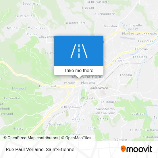 Rue Paul Verlaine map